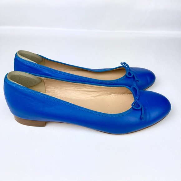 J. CREW Blue Ballet Flats - Made in Italy